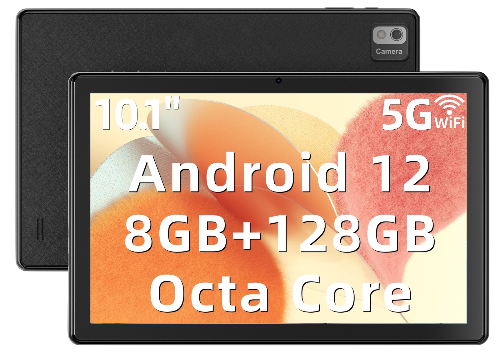 SGIN 10" Tablet Android 12 Tablets 8+128GB Octa-Core 5G WiFi Dual Camera Google