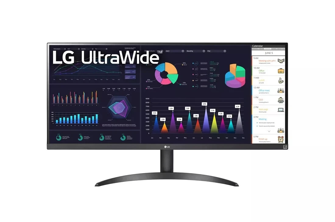 LG 34WQ500-B 34" UltraWide IPS Monitor 2560x1080 100Hz HDR FreeSync
