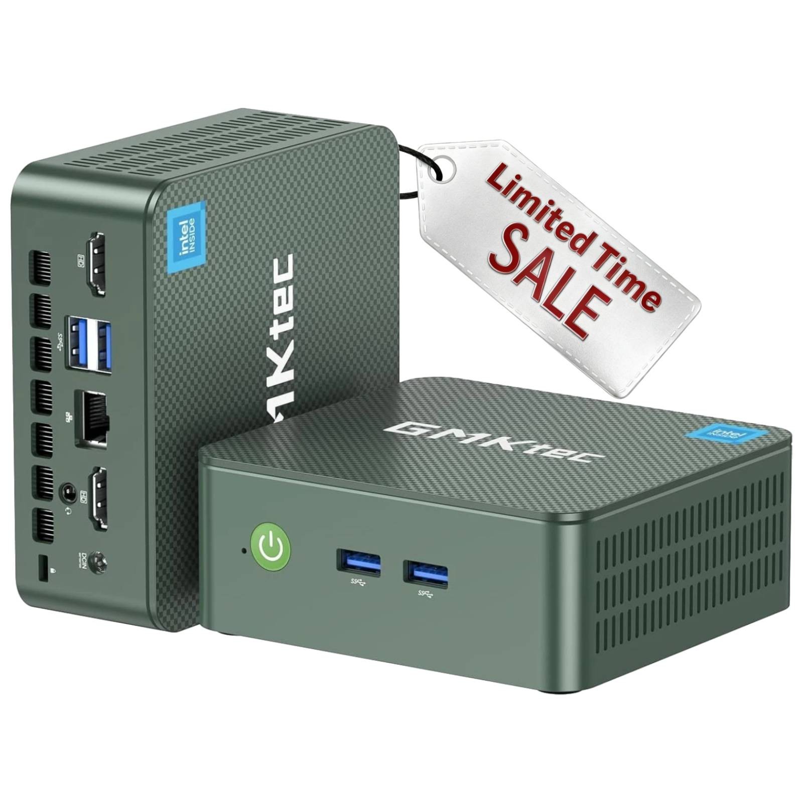 GMKtec G3 Plus Mini PC Intel N150 Up to 3.6GHz Office Desktop Computer Win11 Pro