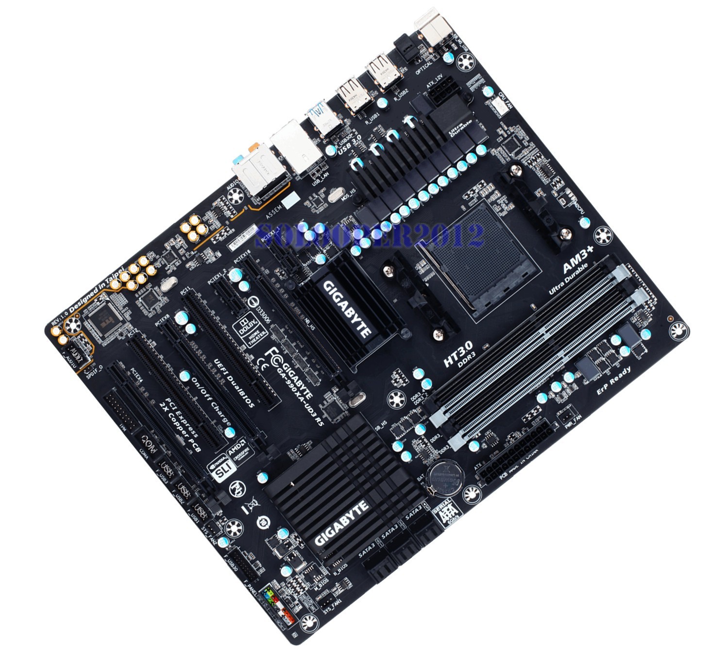 Gigabyte GA-990XA-UD3 R5 Socket AM3+ AMD 990X DDR3 DIMM USB3.0 Motherboard ATX