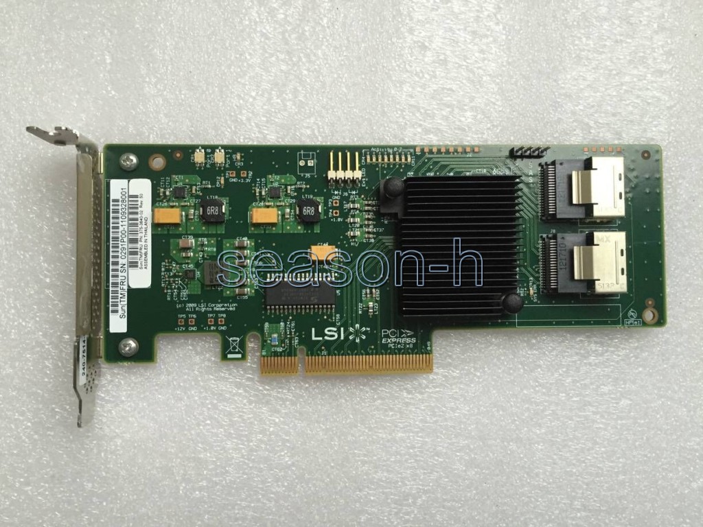 Sun/Oracle  375-3640  8-Port  6 GBPS  SAS-2  PCI Express HBA