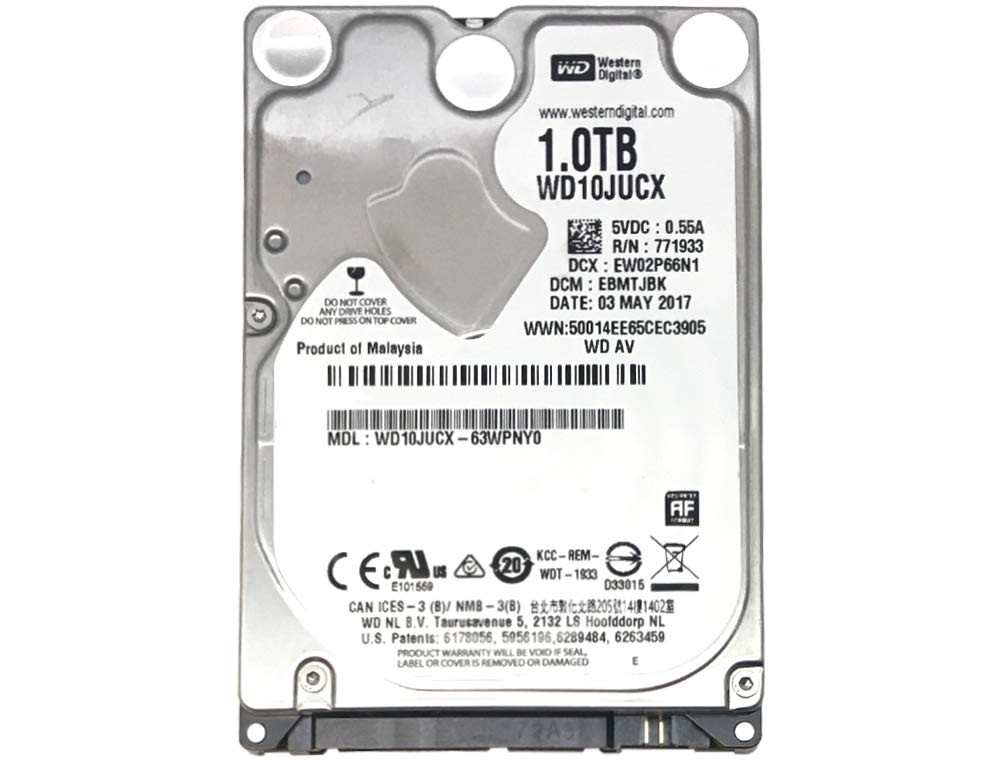 Western Digital 1TB 5400RPM 16MB Cache SATA 6.0Gb/s 2.5inch Hard Drive (for P...