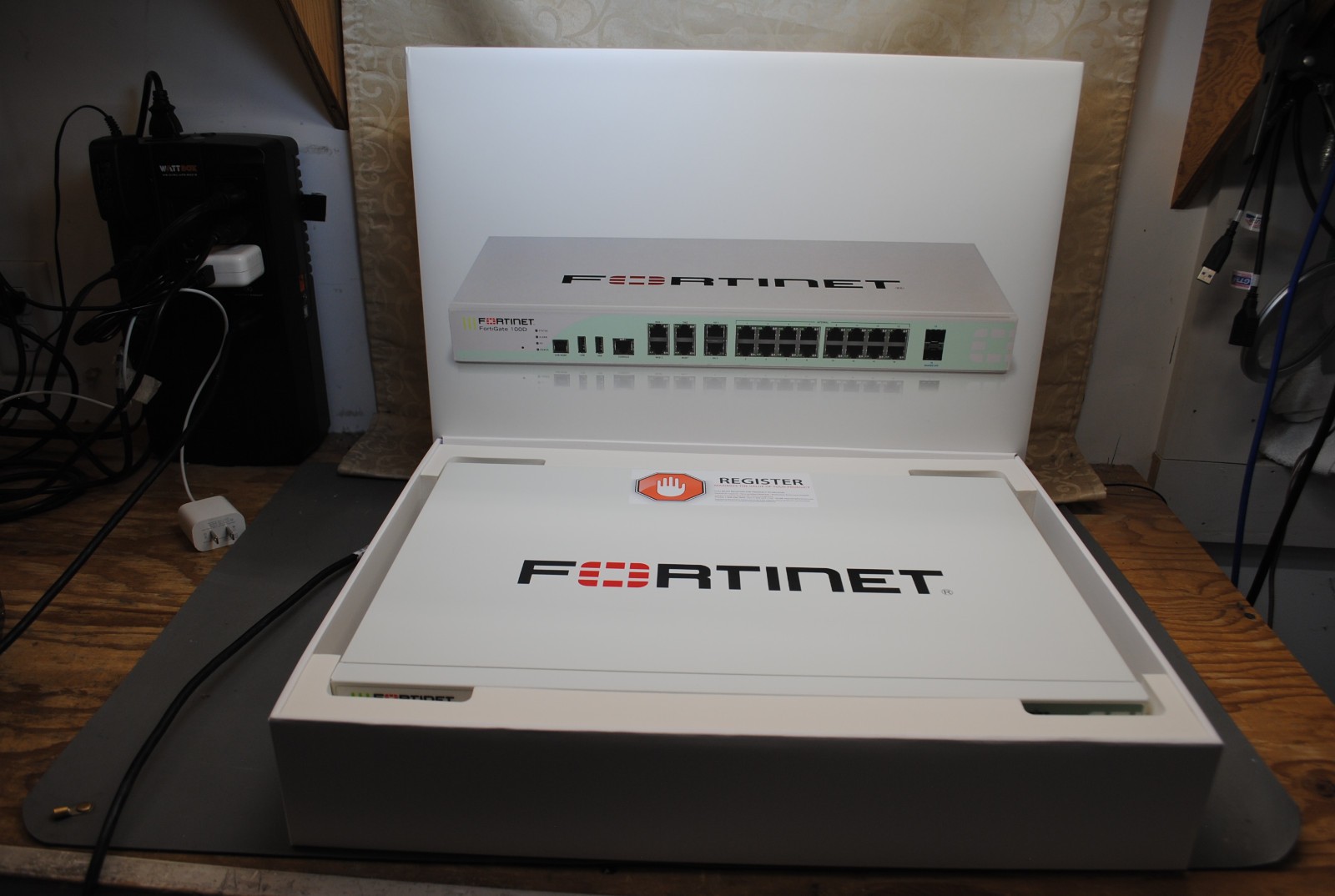 Fortinet FortiGate 100D Security Appliance (FG-100D)  Open Box NFR DEMO FREE SH
