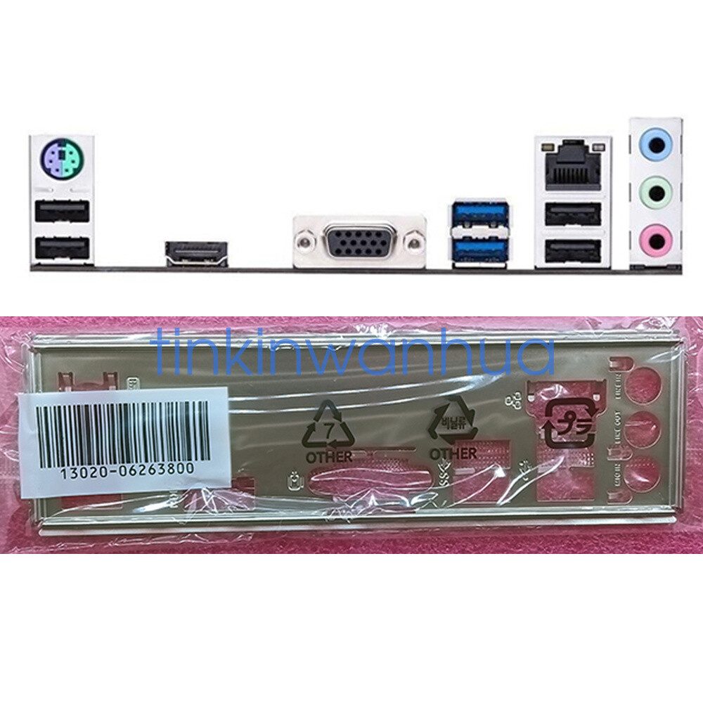 IO I/O Shield BackPlate For ASUS PRIME H510M-K/ H510M-D3H/M.2 Motherboard
