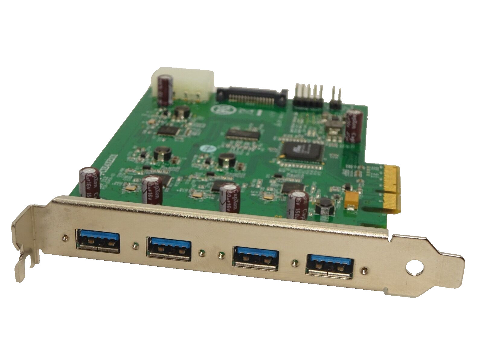 DeLOCK U3X4-PCIE4XE QUAD CHANNEL USB 3.0 to PCIe x4 GEN 2 HOST ADAPTER #GK10625