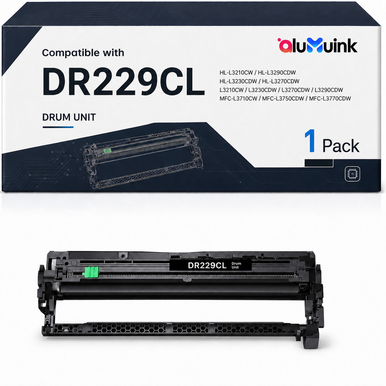 DR229CL Drum Unit 1 Pack Replacement for MFC-L3780CDW MFCL3720CDW HL-L3300CDW