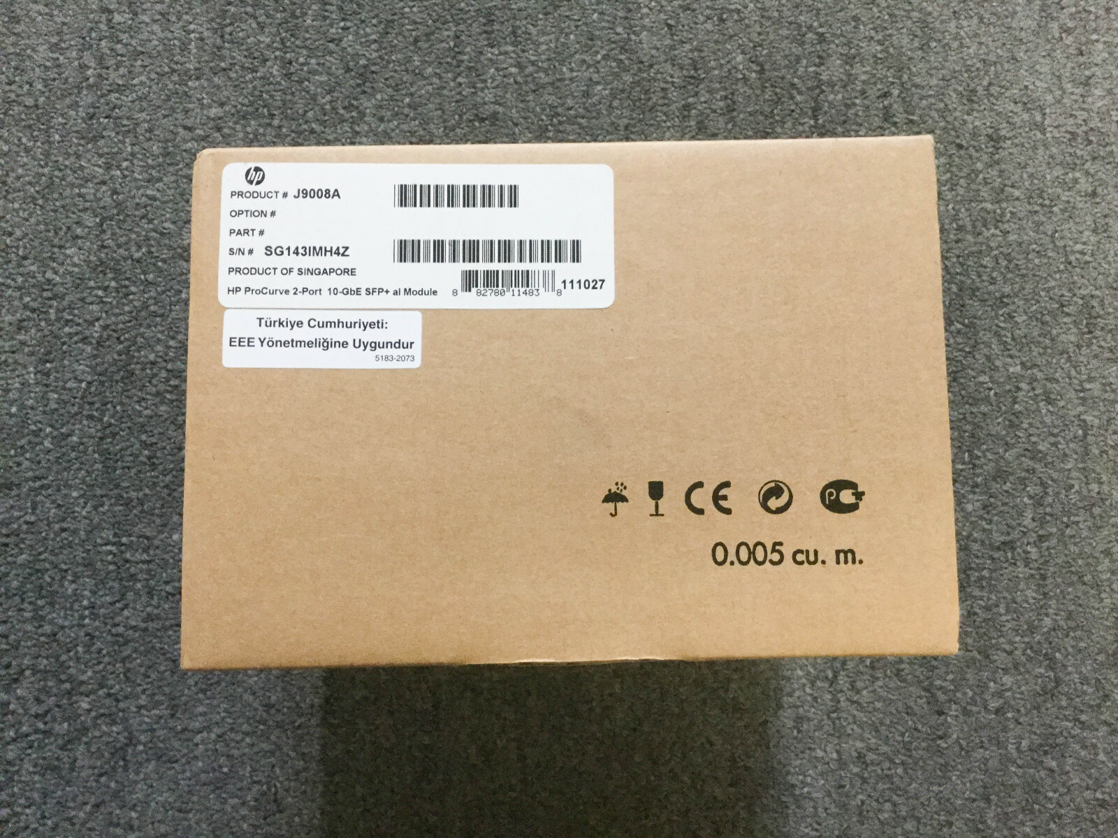 J9008A HP PROCURVE 2-PORT 10GBE SFP+ AL MODULE J9008-60001 J9008-61101 F/S