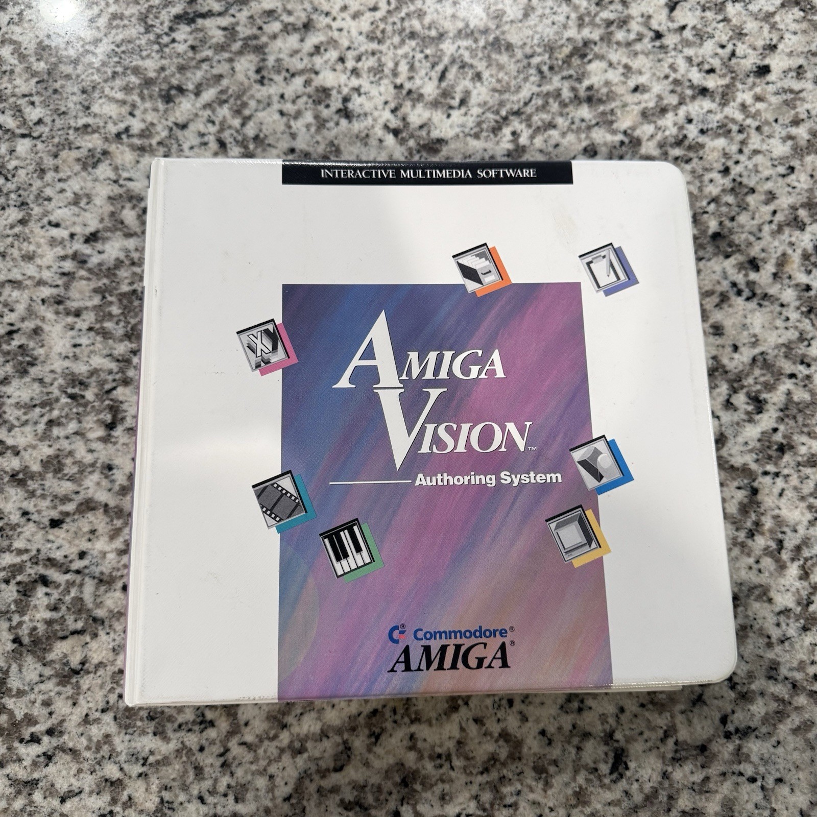 Amiga Vision Authoring System Manual And Disks 1990 Commodore Interactive