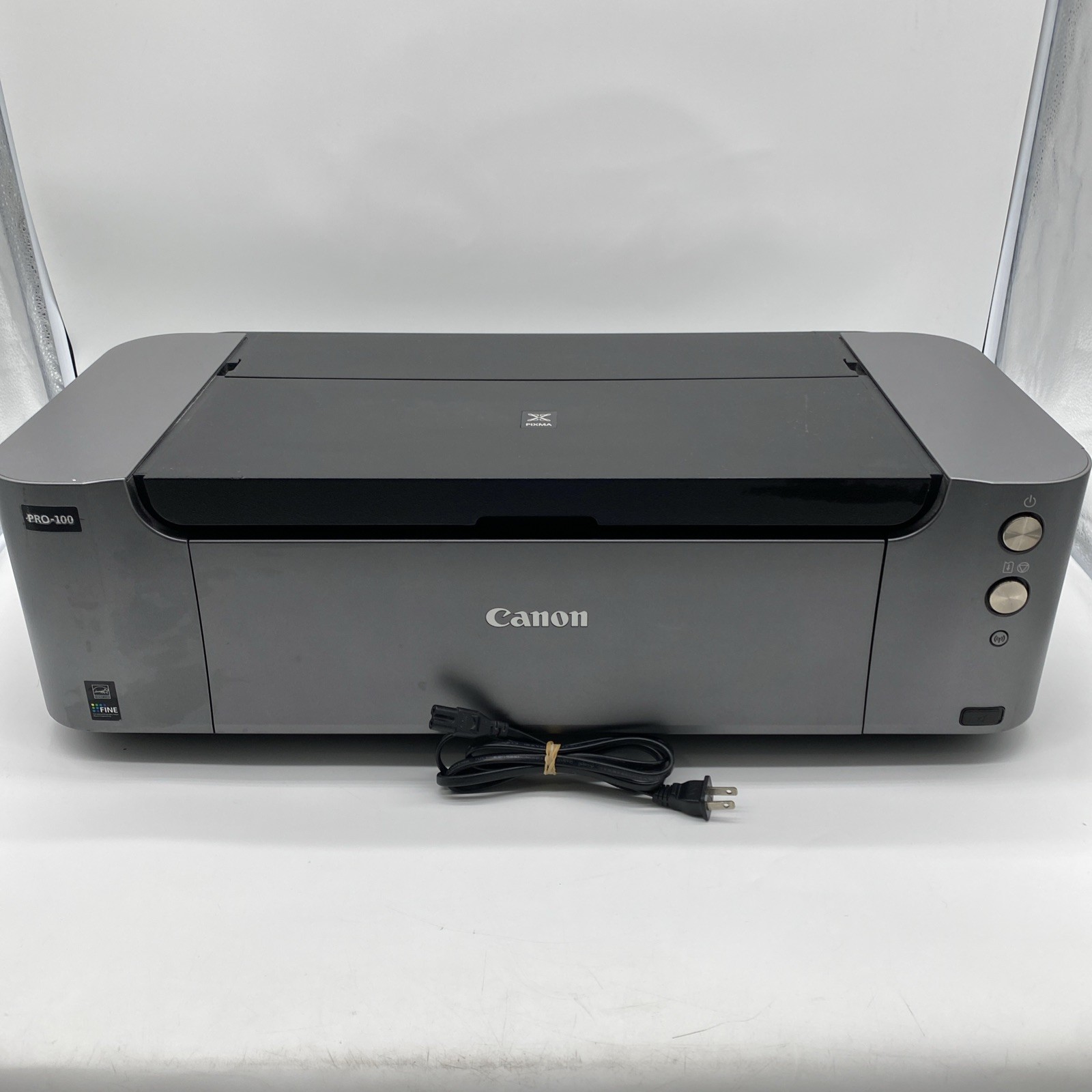 Canon PIXMA PRO-100 Professional Photo Inkjet Printer w/Power Cable No Ink