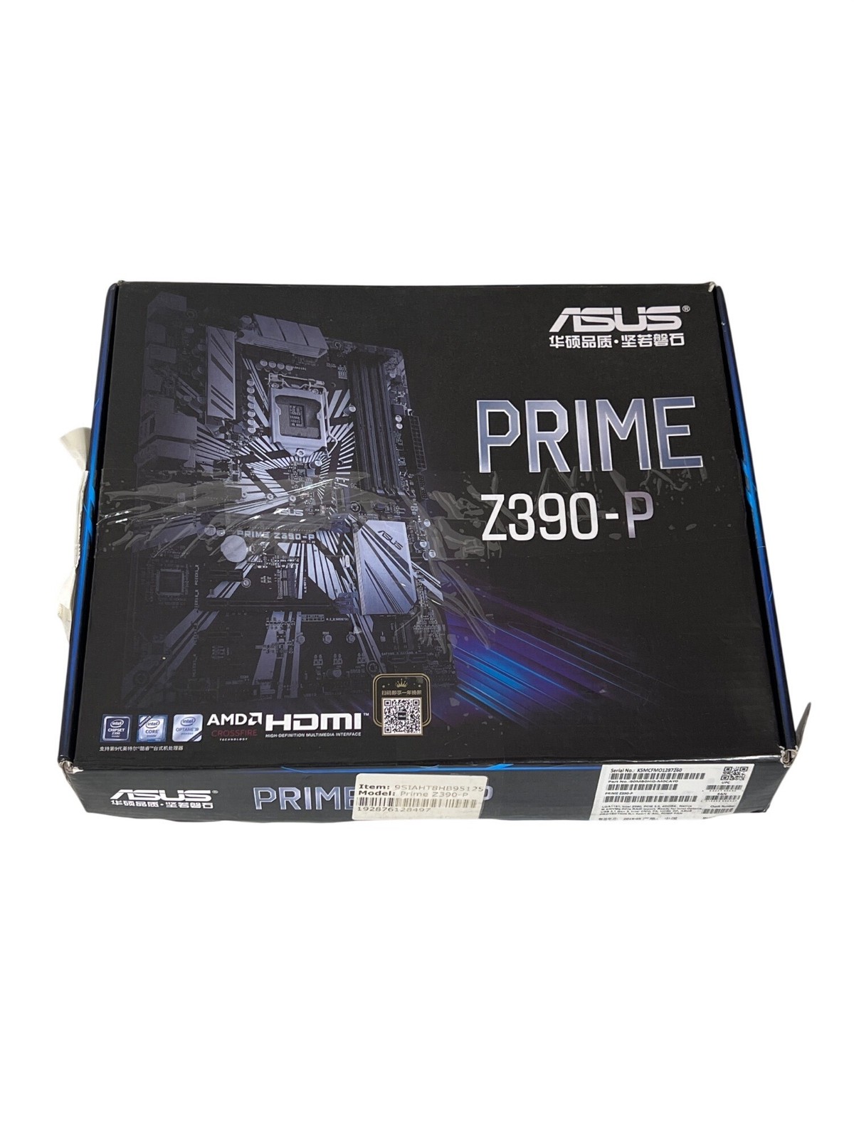 ASUS Prime Z390-P Intel LGA1151 Motherboard DDR4 USB 3.1 HDMI/DP PCIe 3.0 