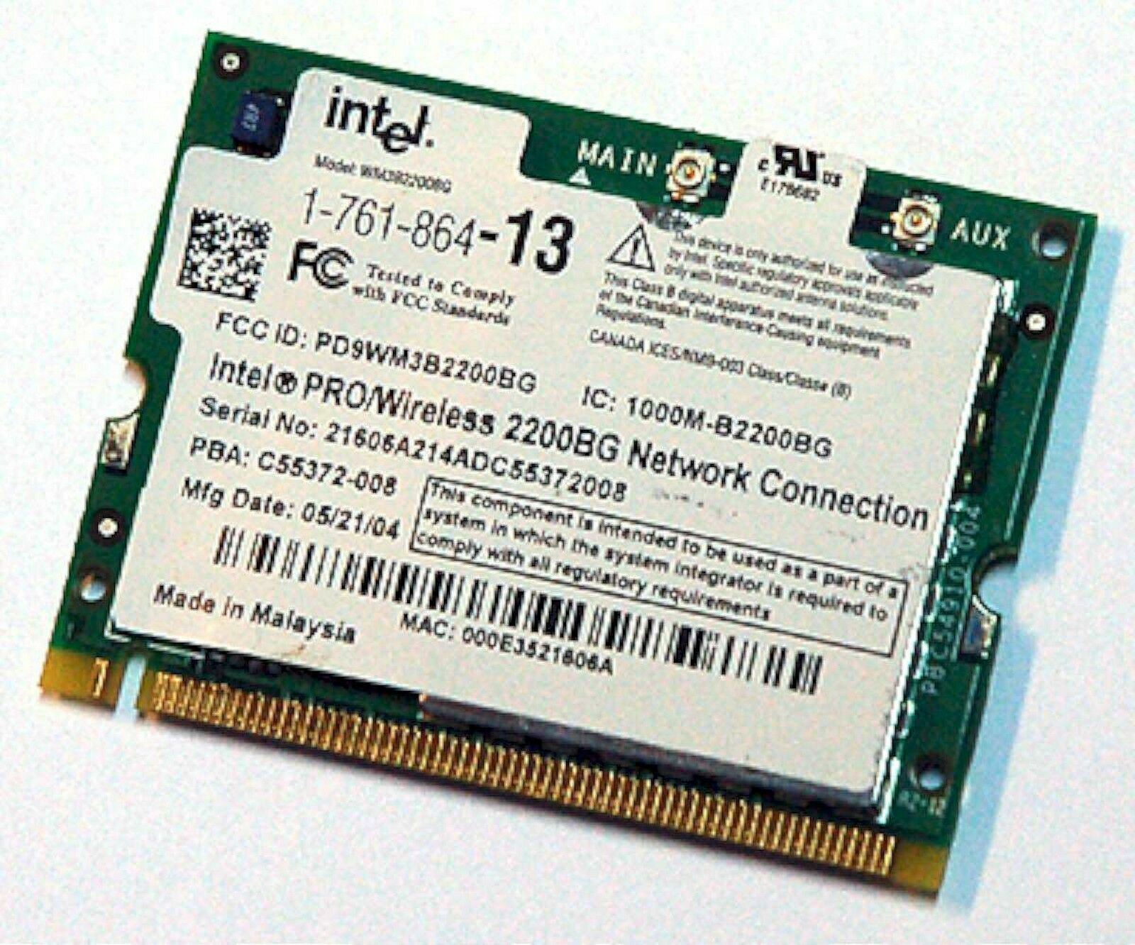Sony Vaio VGN-S150 A170 Laptop Wireless Card 176186413 notebook computer network