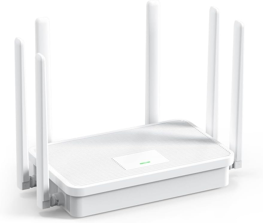 UeeVii WR3000K WiFi6 AX3000 WiFi Router, Dual Band 6-Antenas Wireless Router