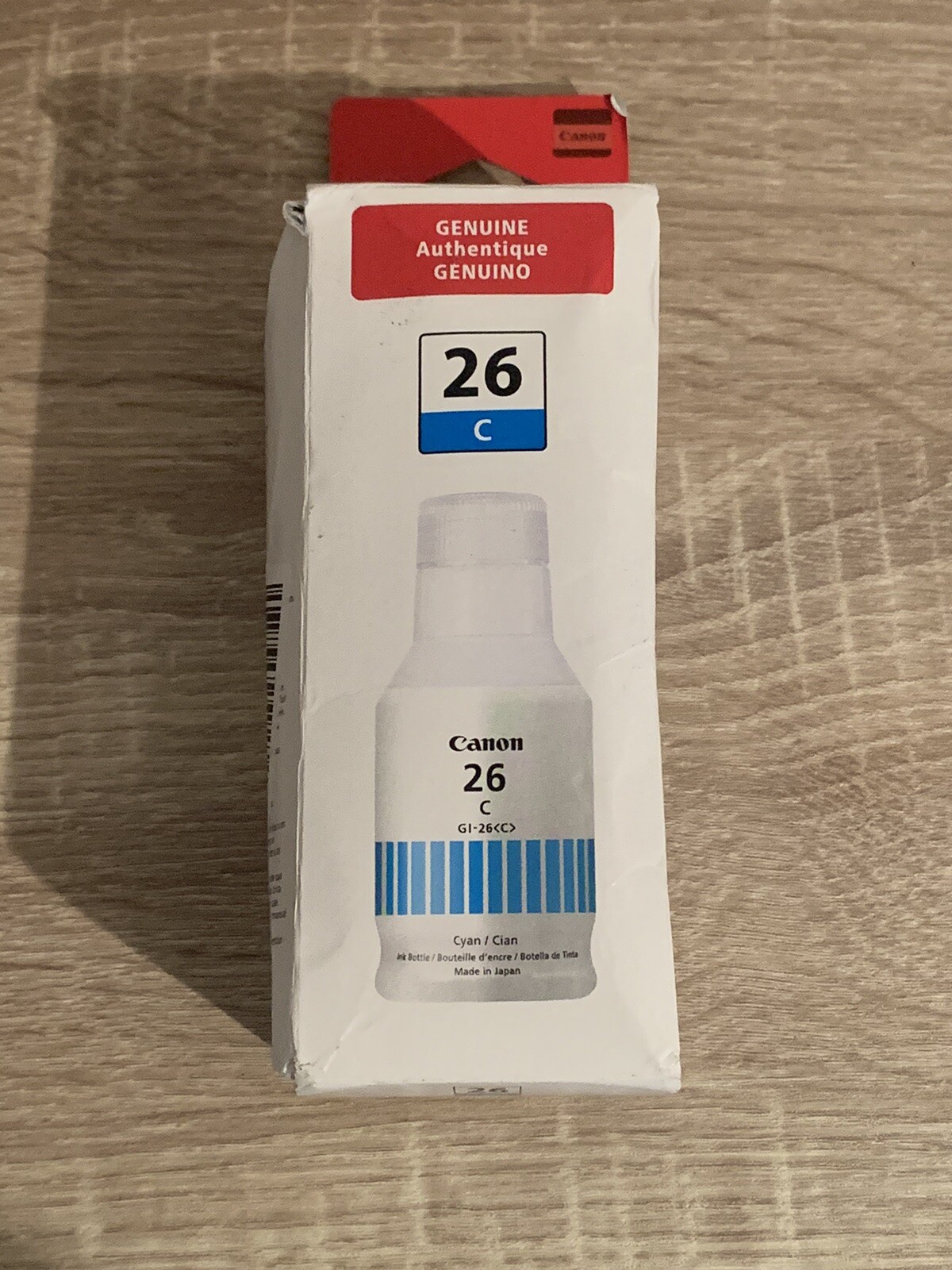 🖨️Canon GI-26 Pigment Cyan Ink Bottle for Select MAXIFY Printers 4421C001 132ml