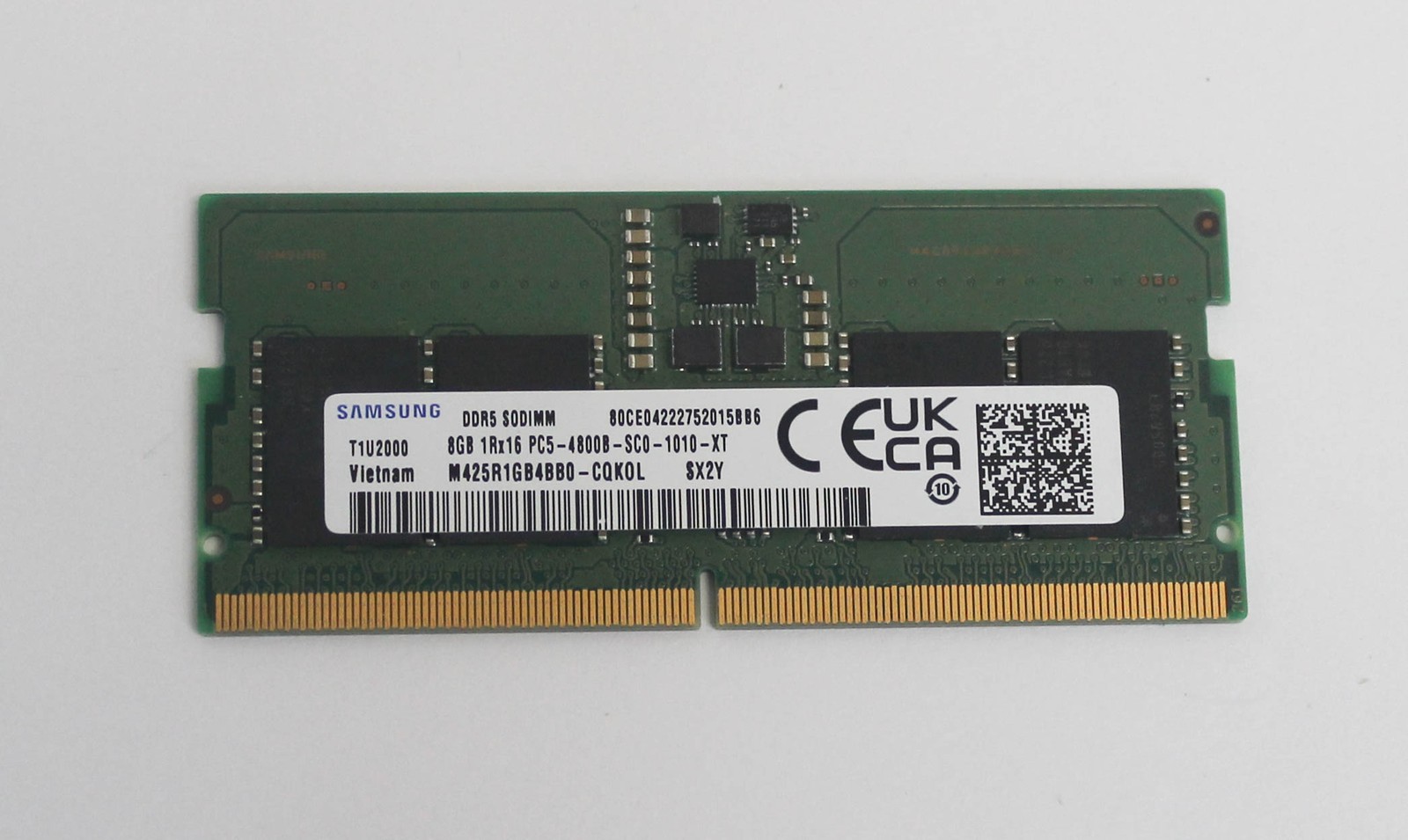 M425R1GB4BB0-CQK0L SAMSUNG 8GB DDR5 4800MHz SODIMM RAM GRADE A