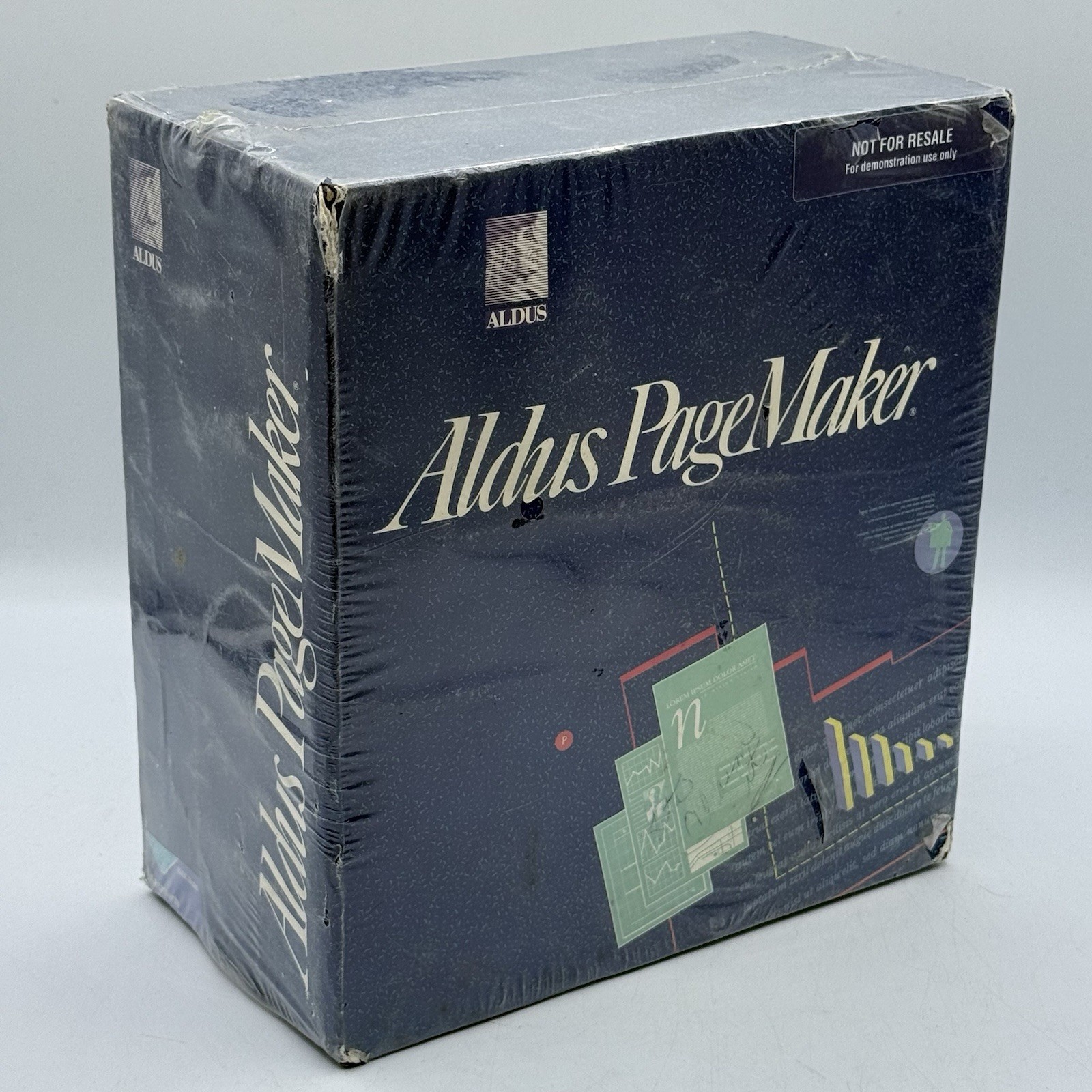 Vintage Software: Aldus PageMaker Version 3.0 New In Box Rare Windows Collectors