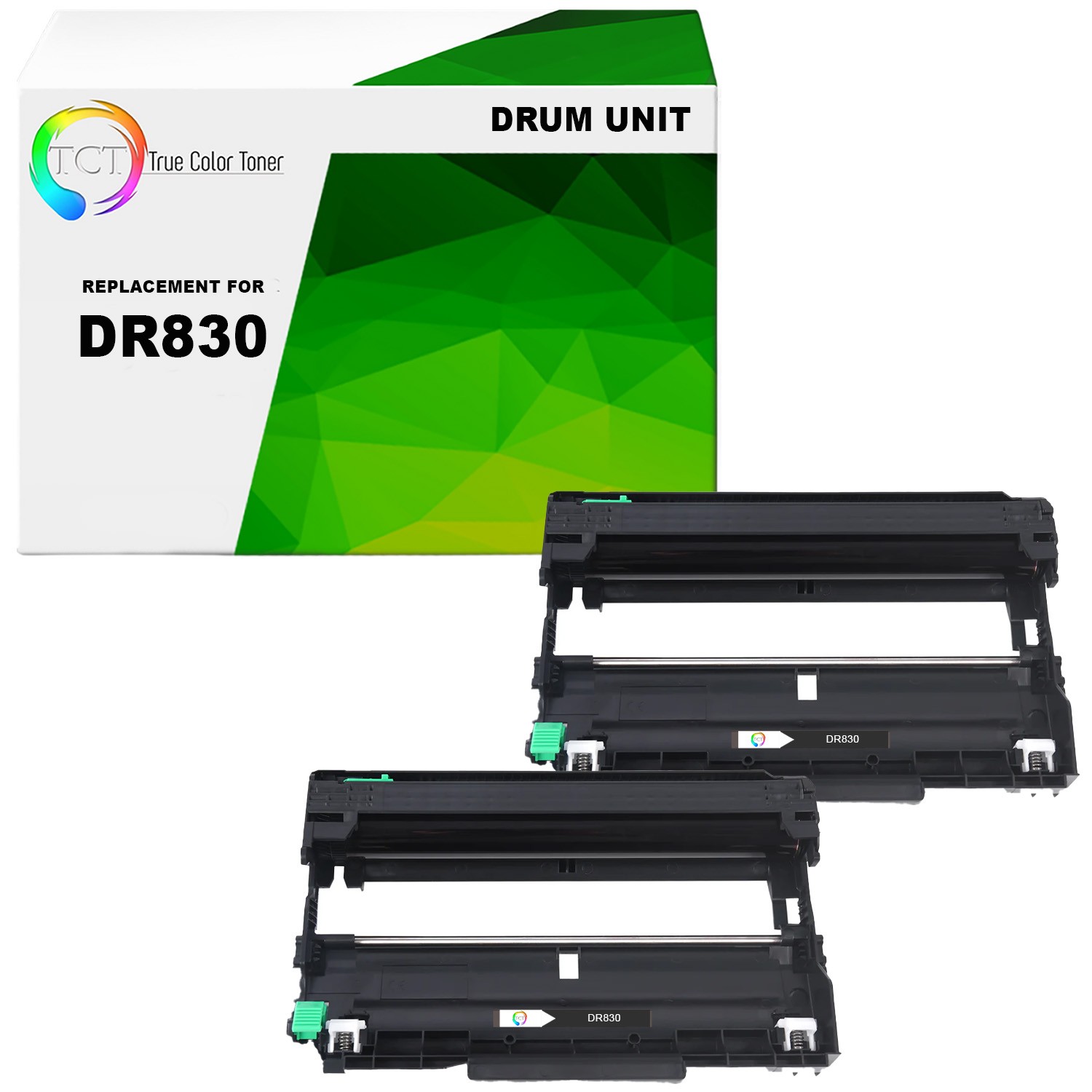 TCT Compatible Drum Unit Replacement for the Brother DR-830 Series - 2 Pack