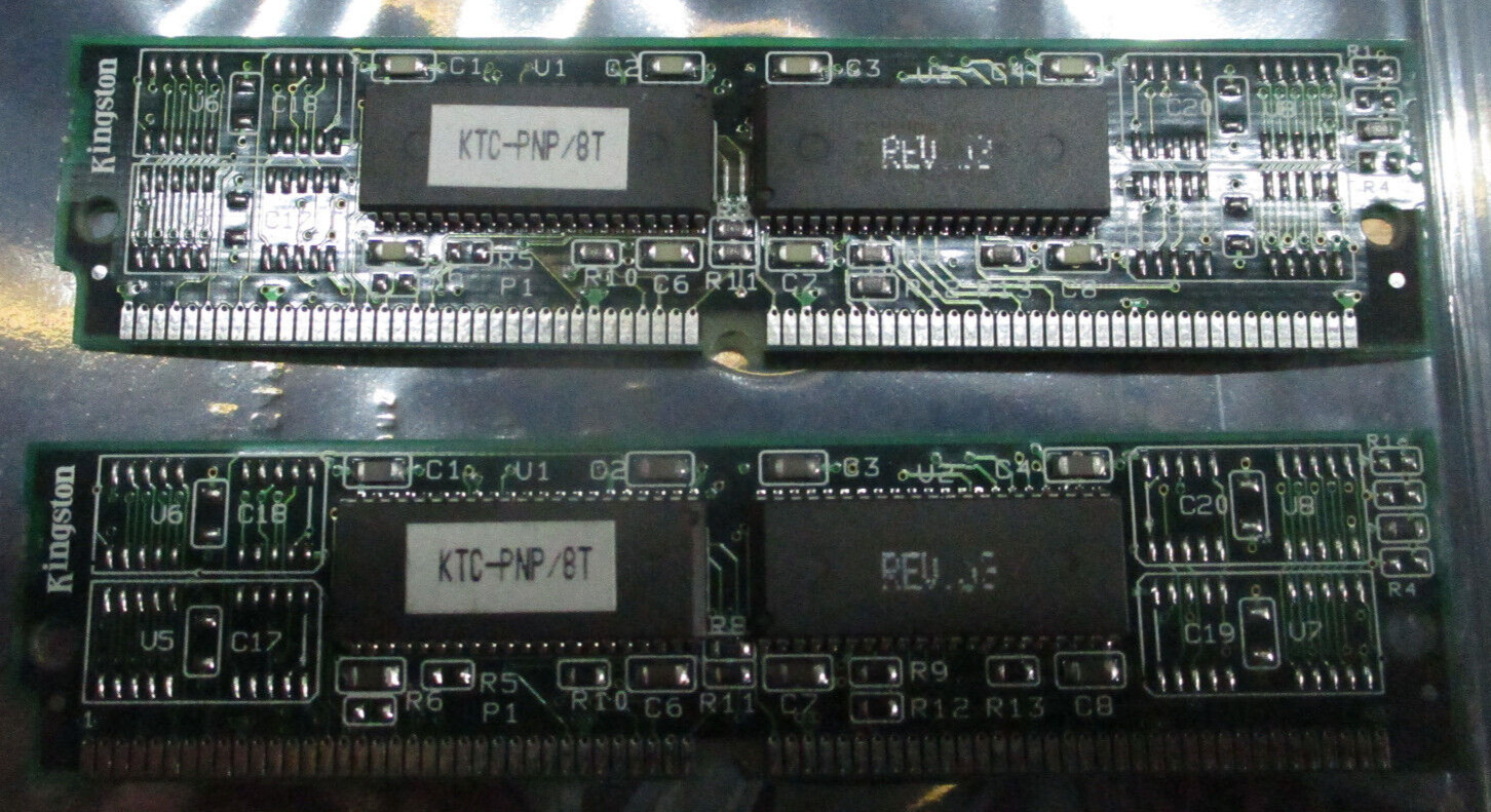 Kingston KTC-PNP/8T 8MB 72 PIN SIMM MEMORY MODULE 