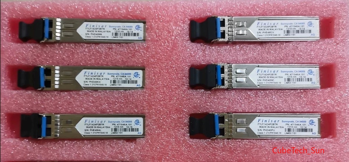 Original 1x Finisar FTLF1424P2BTR 1000BASE-LX 4.25Gbps 1310nm SMF LC DOM  Module