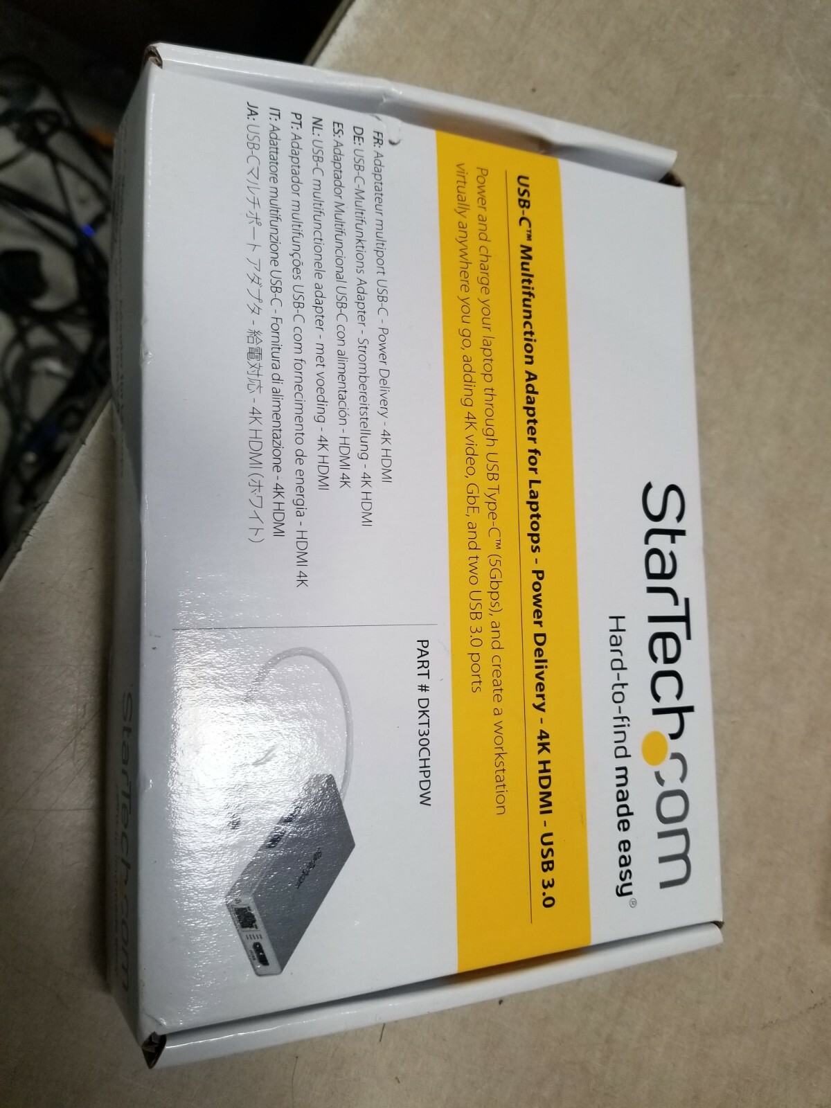 Startech USB-C Multiport Adapter - USB-C Travel Dock w/ 4K HDMI - 60W PD Pass-Th