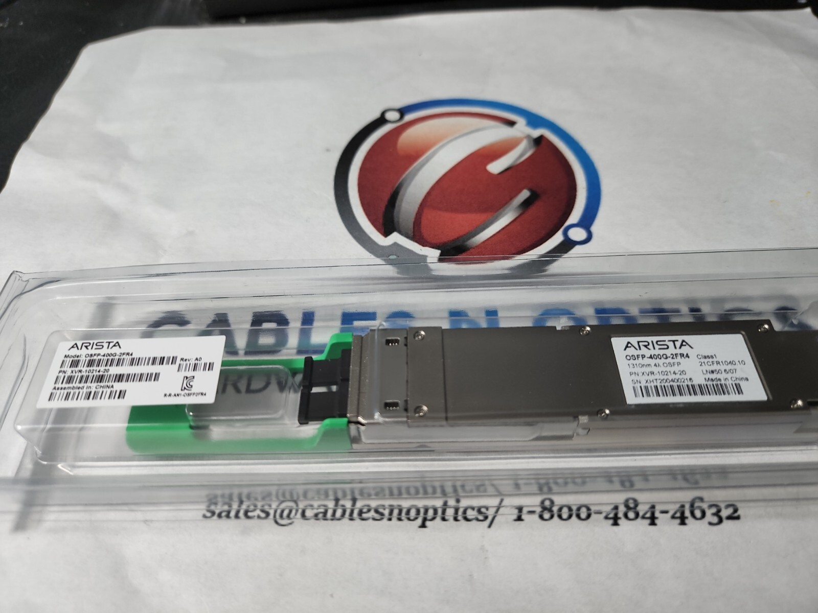 ARISTA OSFP-400G-2FR4 2x 200GBASE-FR4  2Km Brand New Sealed Two Years Warranty