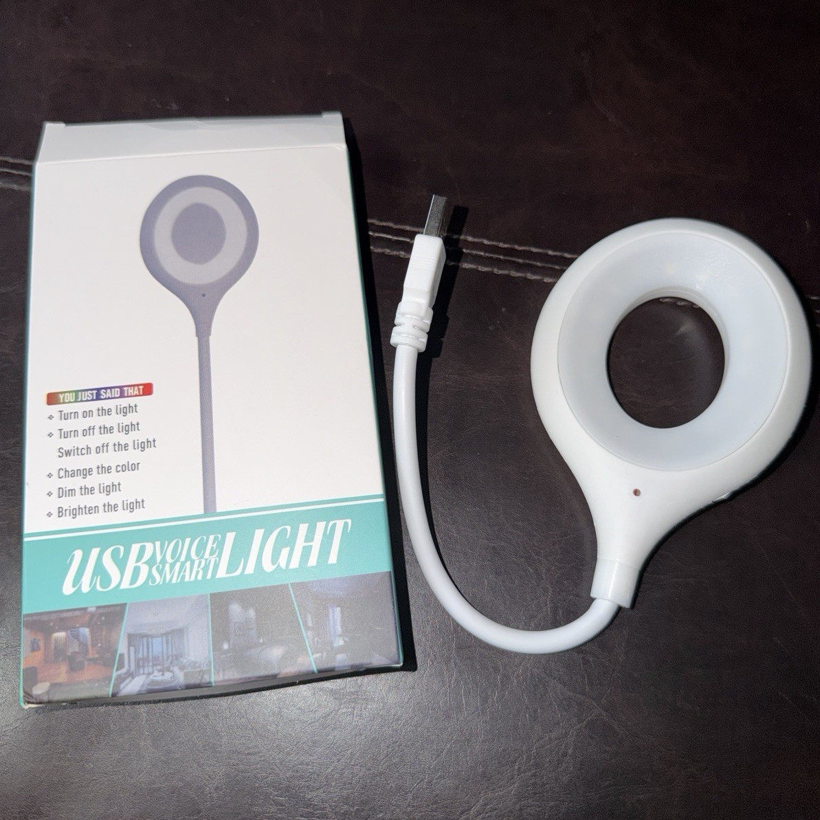USB Voice Smart Light Intelligent Voice Lamp, USB Plug, Mini LED 5V 0.3-1.5W