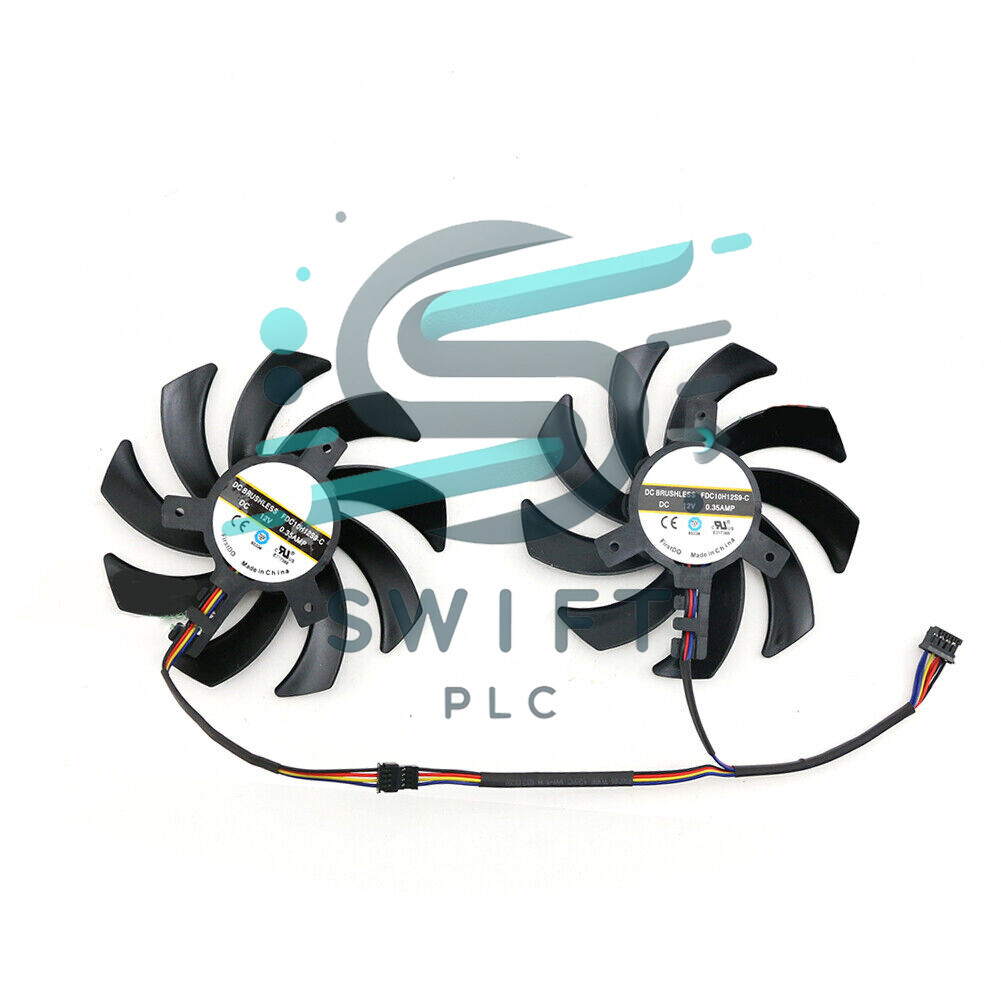 New For XFX R9 390 280 280X R9 270 270X Graphics Card Cooling Fan 4Pin