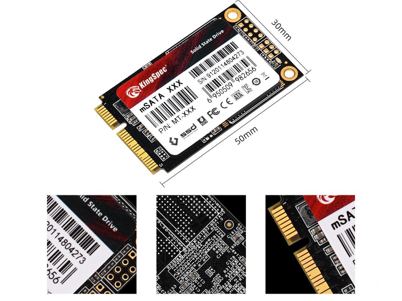 mSATA SSD Internal Solid State Drive 1TB Data Storage SATA Hard Drives KingSpec