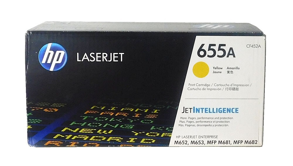 HP 655A/CF452A Yellow Toner Cartridge