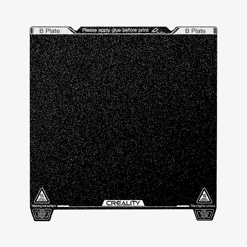Creality K1 Texture PEI Build Plate Kit Magnetic Base Sheet Kit, 235x235mm