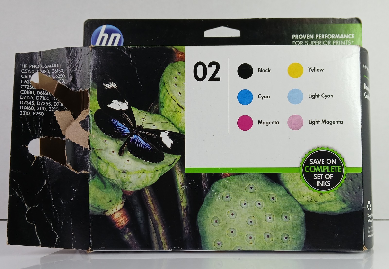 HP Genuine Color Combo Ink Cartridges 6 Pack HP 02 EXP May 2016