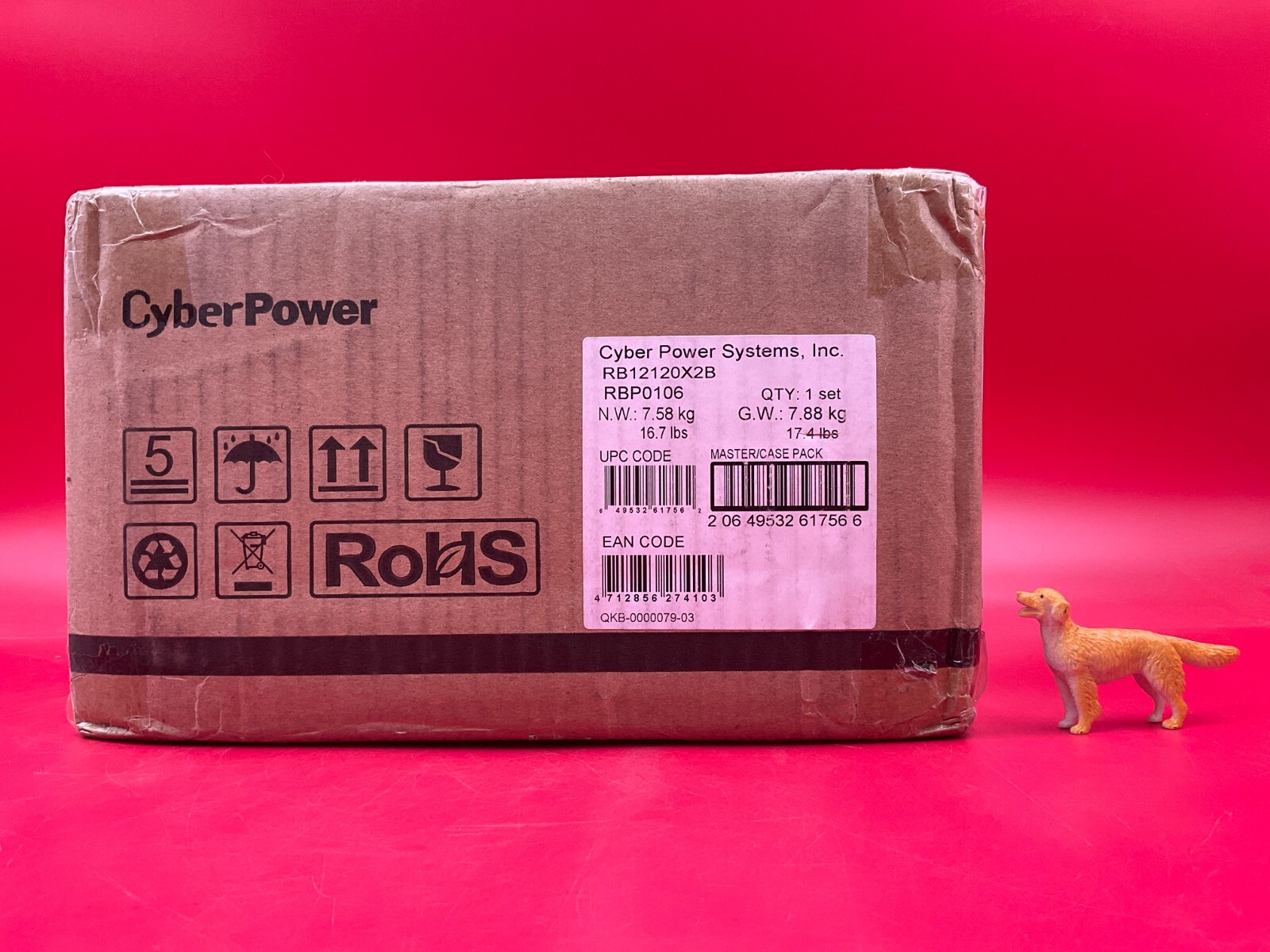 CyberPower Replacement Battery Cartridge PR1000 LCD RB12120X2B ❤️️ ✅ ❤️️ NEW