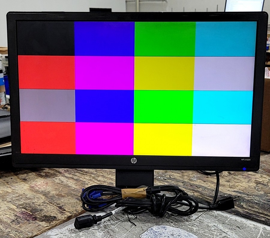 HP LV2311 A6B85A Monitor 23" LCD VGA DVI SEE NOTES