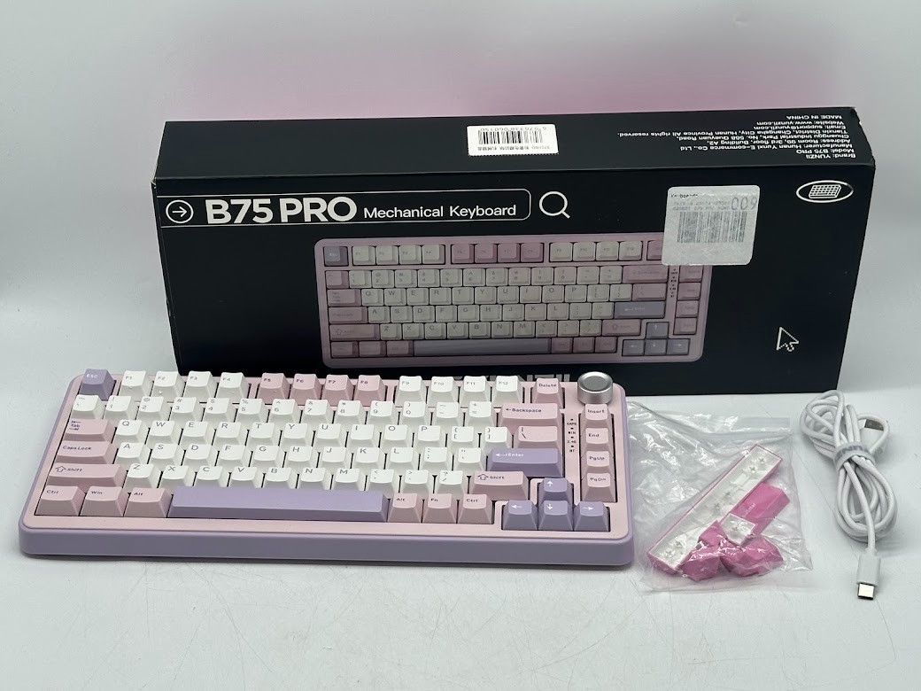 Yunzii B75 Pro Mechanical Keyboard - Purple