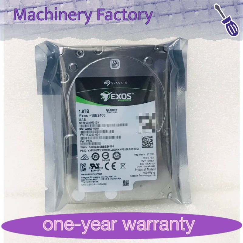 1PCS FOR FIT SEAGATE Exos 10E2400 ST1800MM0129 1.8TB 10000RPM 12Gb/s 2.5in SAS