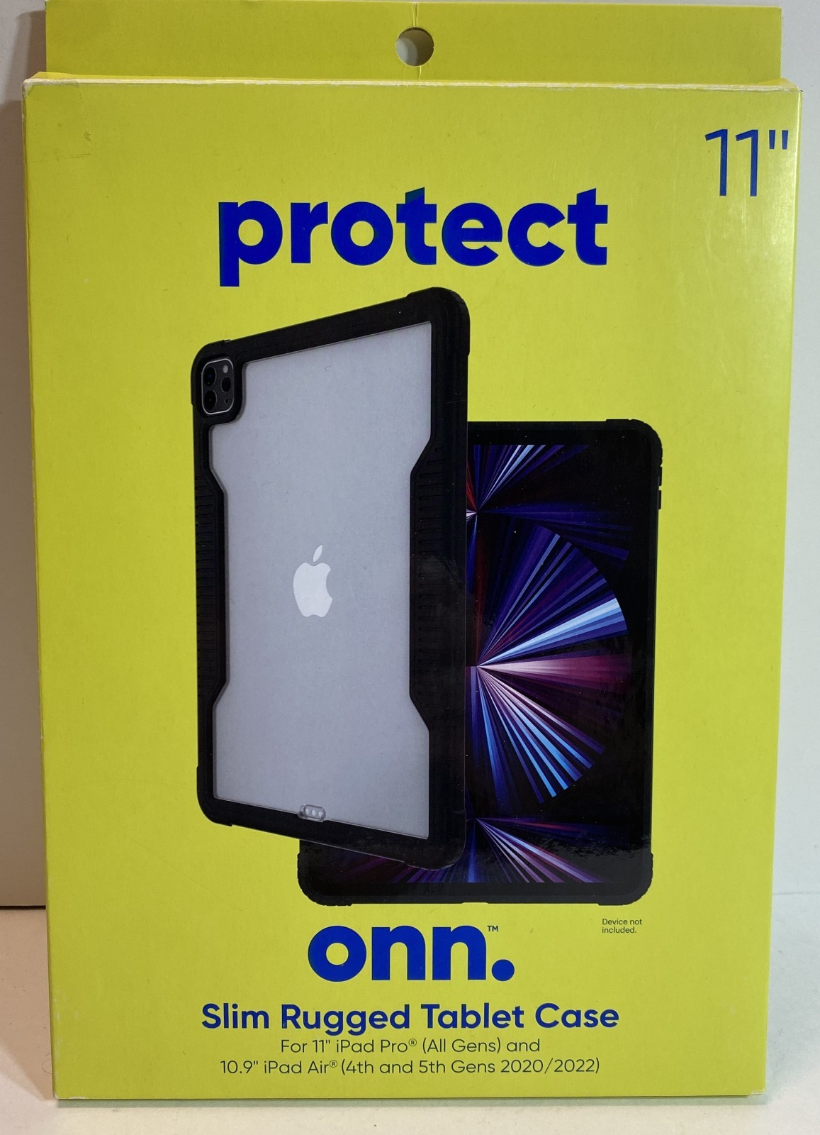 ONN Slim Rugged Tablet Case for 11" iPad Pro (all gens) & 10.9" iPad AIr (4th/5t
