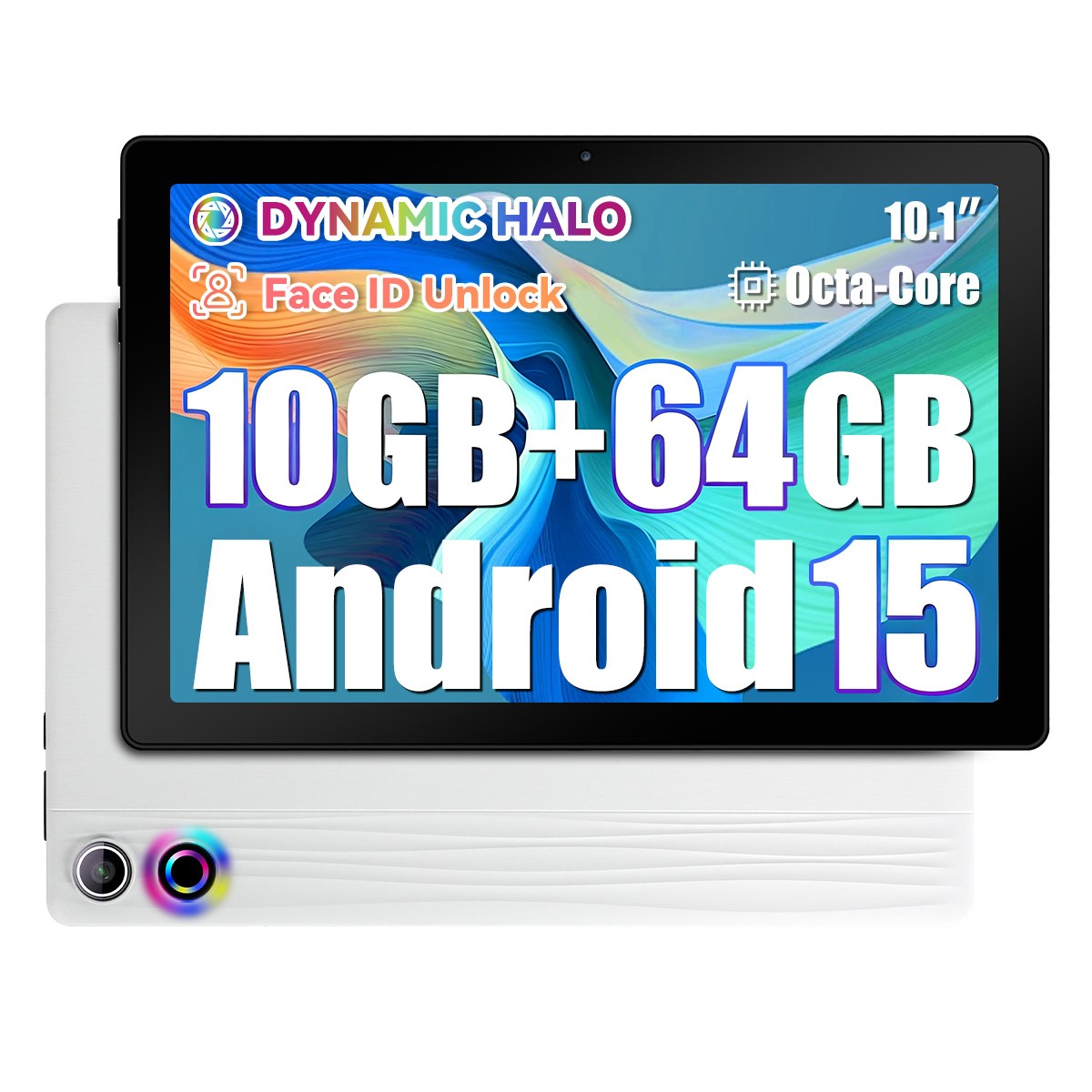 10 inch Octa-Core Android14 Tablet 8GB +64GB ROM,Dual Camera Bluetooth WIFI 6