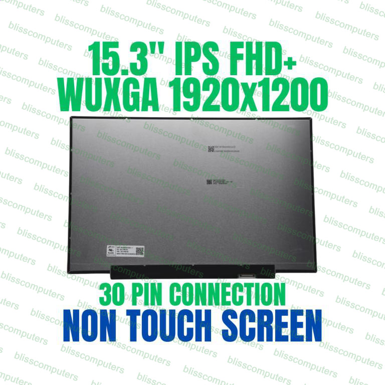 15.3" 100% sRGB WUXGA LED LCD Screen IPS Display NV153WUM-N61 BOE0C22 1920x1200