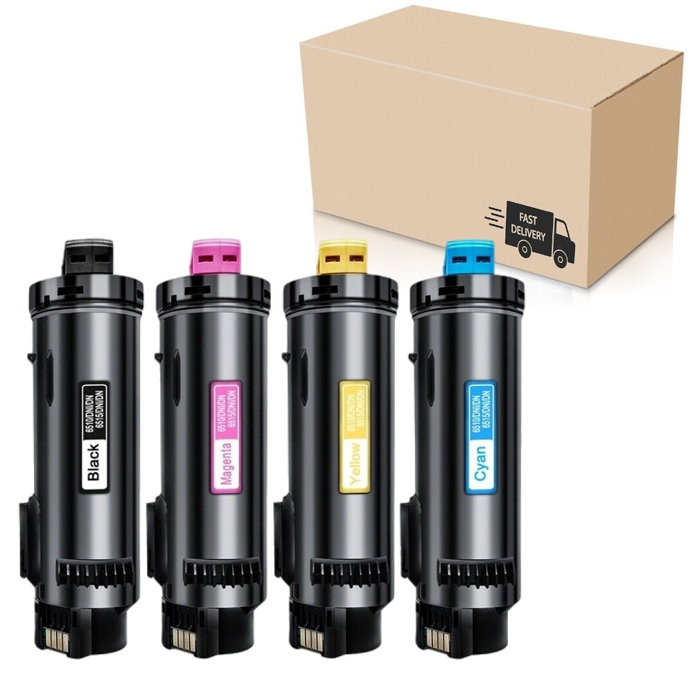 4PK Toner Cartridges Compatible for Xerox Phaser 6510 WorkCentre 6515 dn dni n