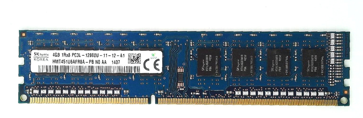 SK hynix 4GB DDR3 PC3L-12800U DDR3L-1600 Desktop RAM HMT451U6AFR8A-PB