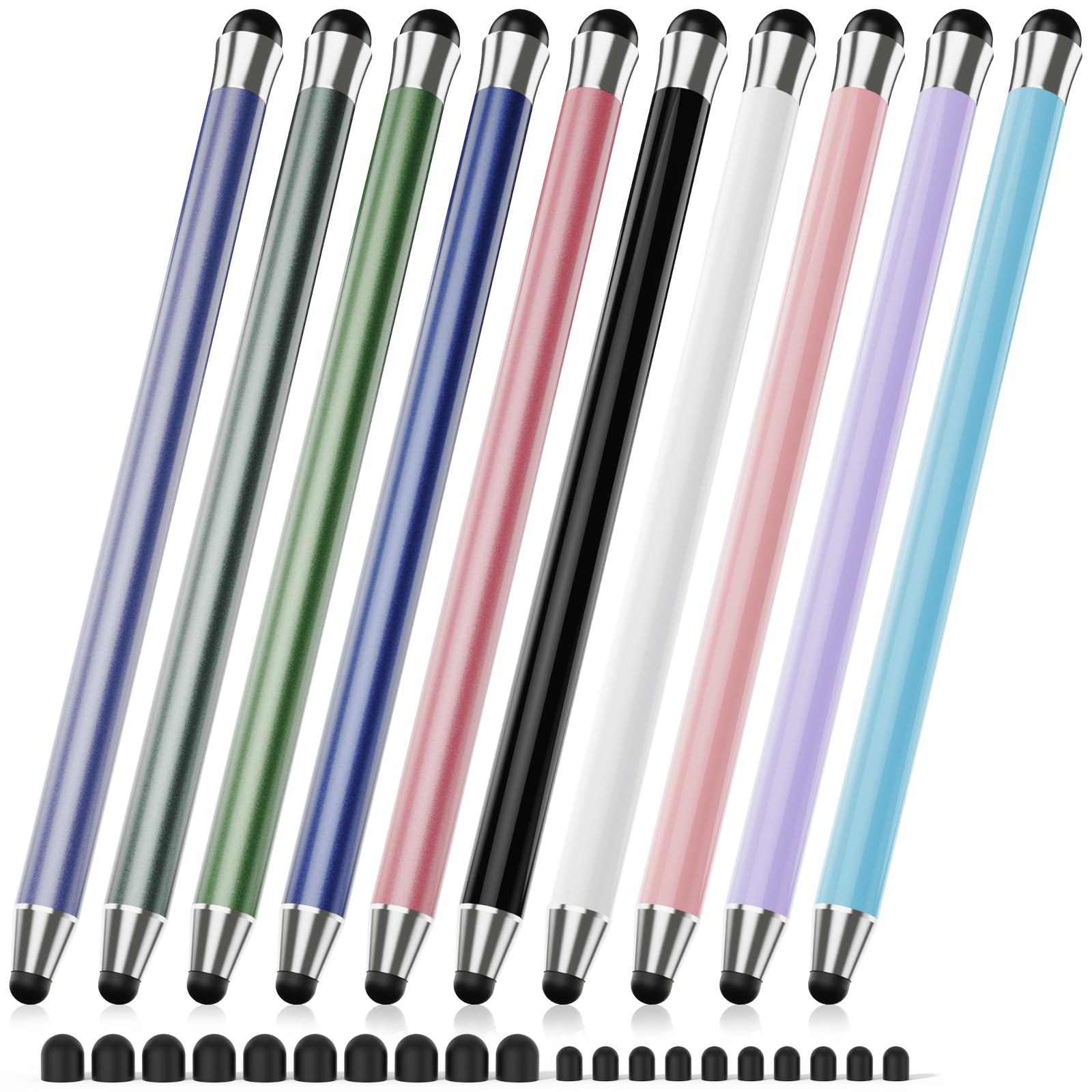 Stylus Pen for Touchscreen 10Pcs, 2-in-1 High Sensitivity & Precision Stylist...