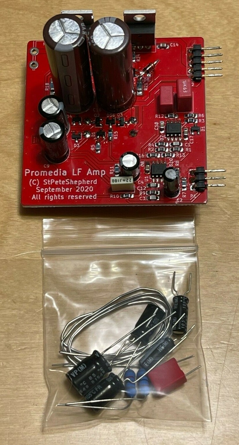 LF Board Upgrade KIT for Klipsch ProMedia 2.1 Amplifier Gen1 Option: Fan, Refoam