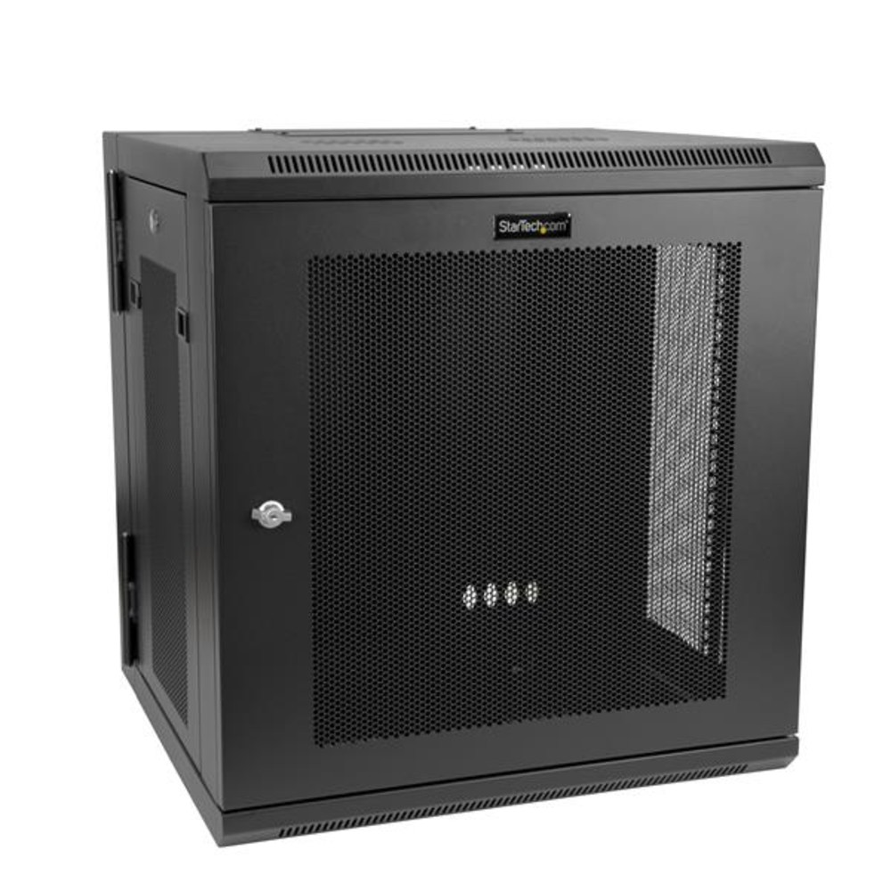 StarTech RK12WALHM Startech Ac 12U 17Deep Hinged Enclosure Wall-Mount Sv