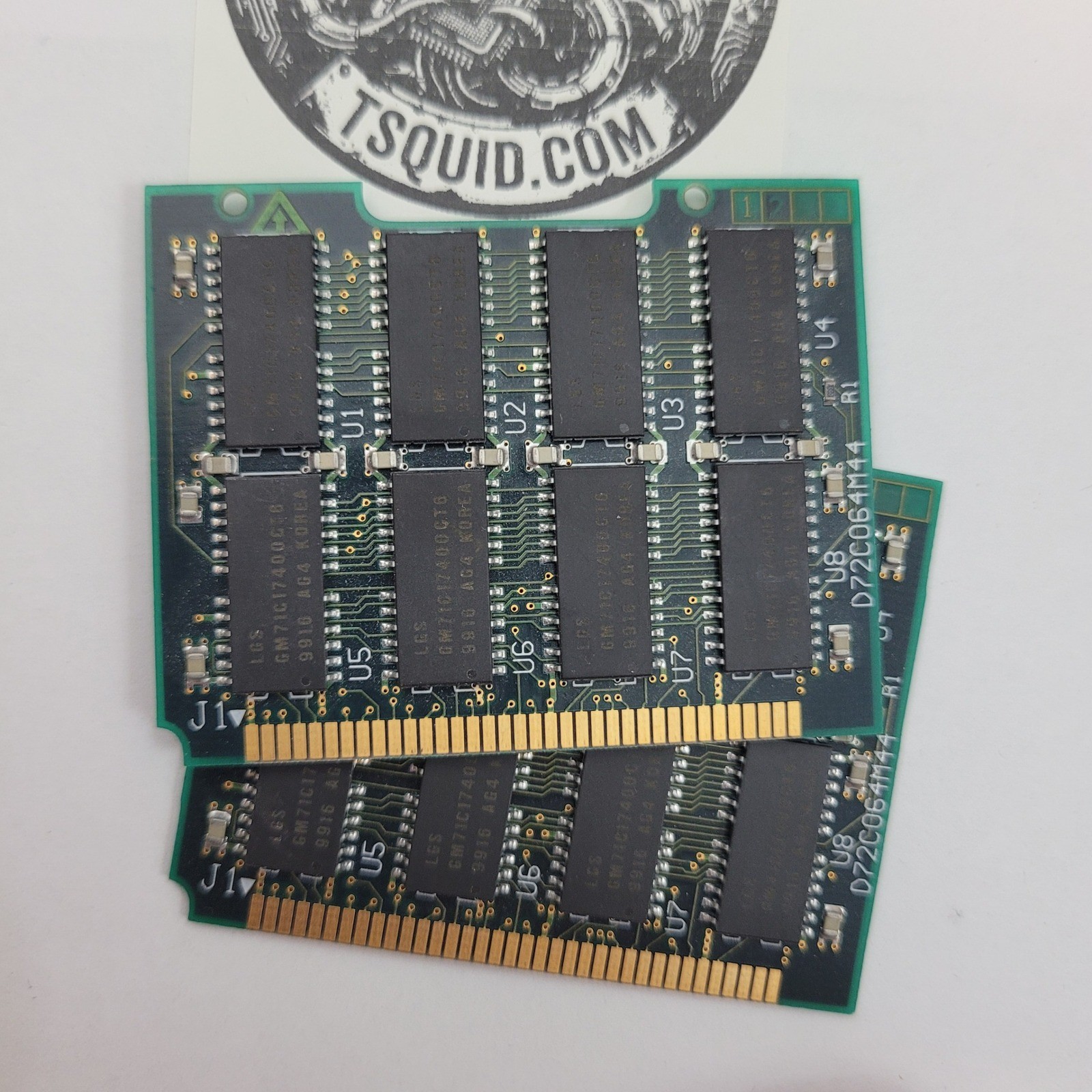 32MB (2x16MB) LGS Memory Module D72C064M44 GM71C17400CT6 Vintage RAM Pair
