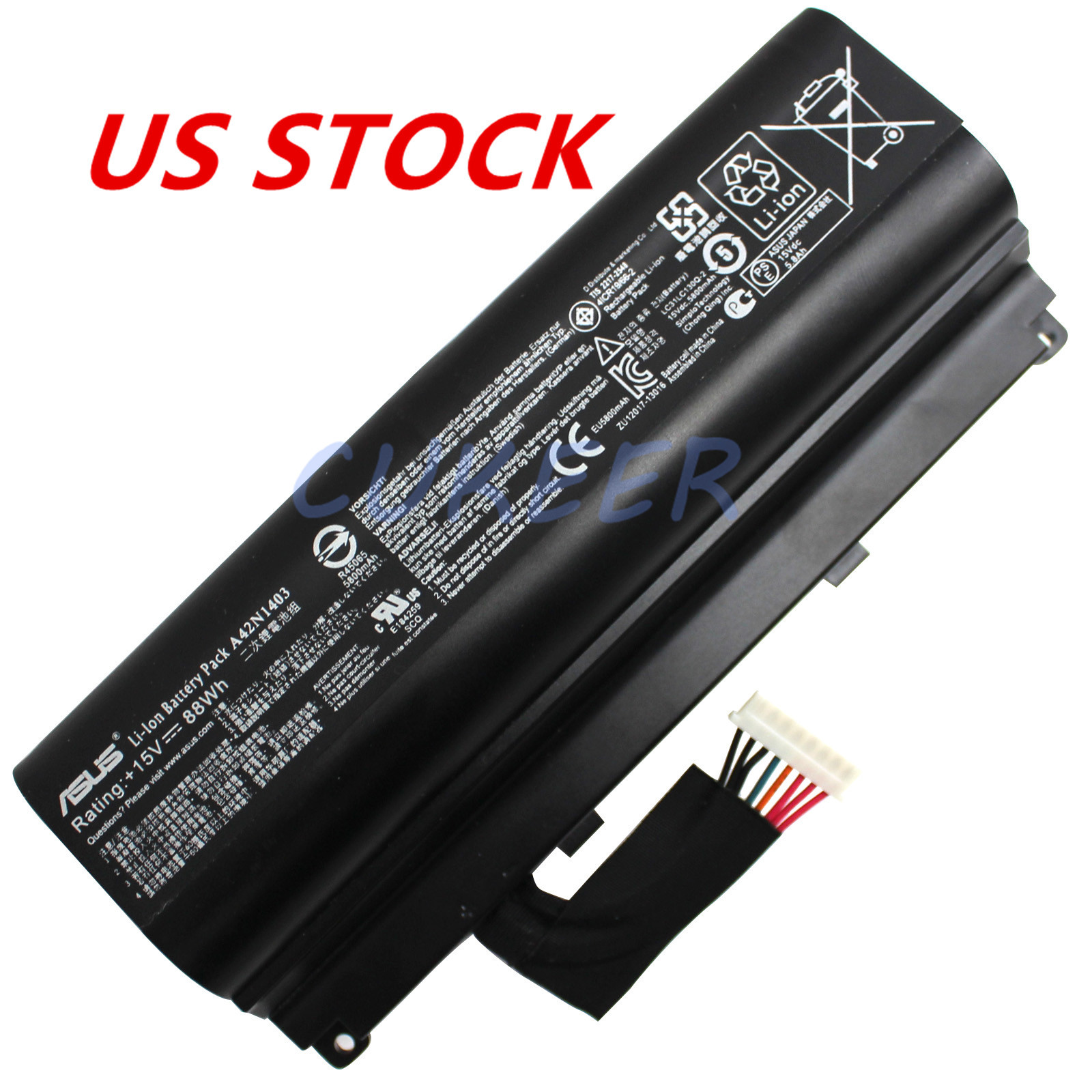 Genuine Oem ASUS Battery G751 G751J G751J-BHI7T25 A42LM93 4ICR19/66-2 A42N1403