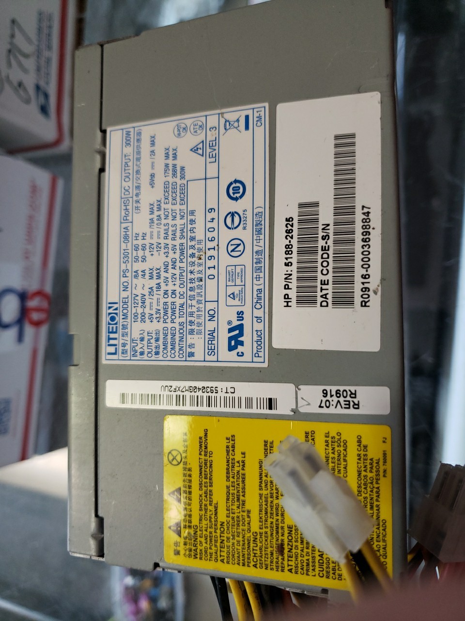 Liteon PS-5301-08HA 300W Power Supply 