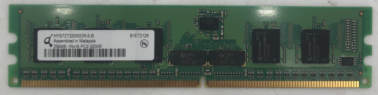 Qimonda HYS72T32000DR-5-B 256MB DDR2 Server RAM Memory