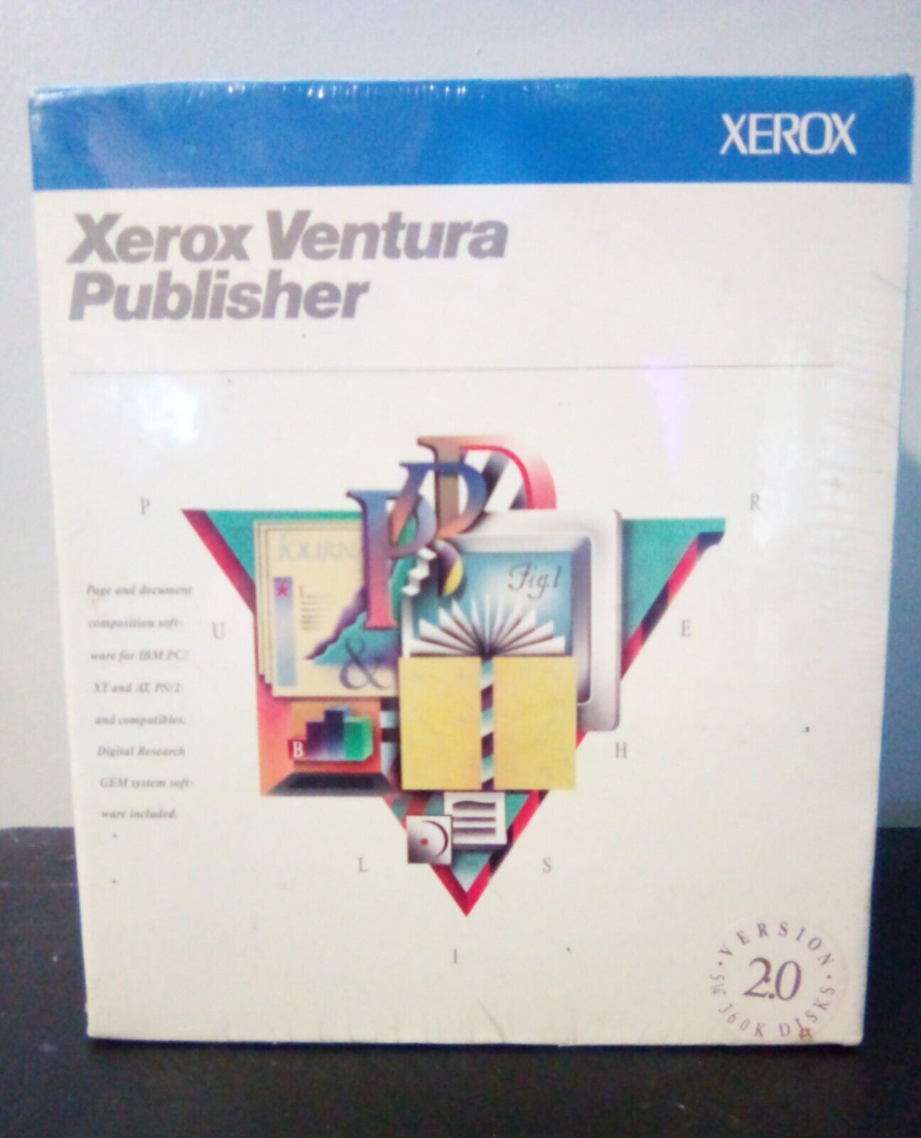 Vtg Zerox Ventura Publisher 2.0 Software Disks Rare 1988