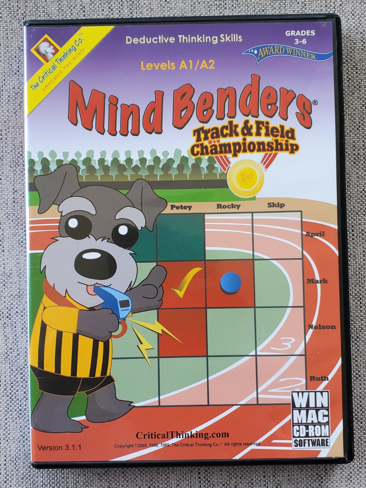 MIND BENDERS: TRACK & FIELD CHAMPIONSHIP, LEVELS A1/A2, GRADES By Critical