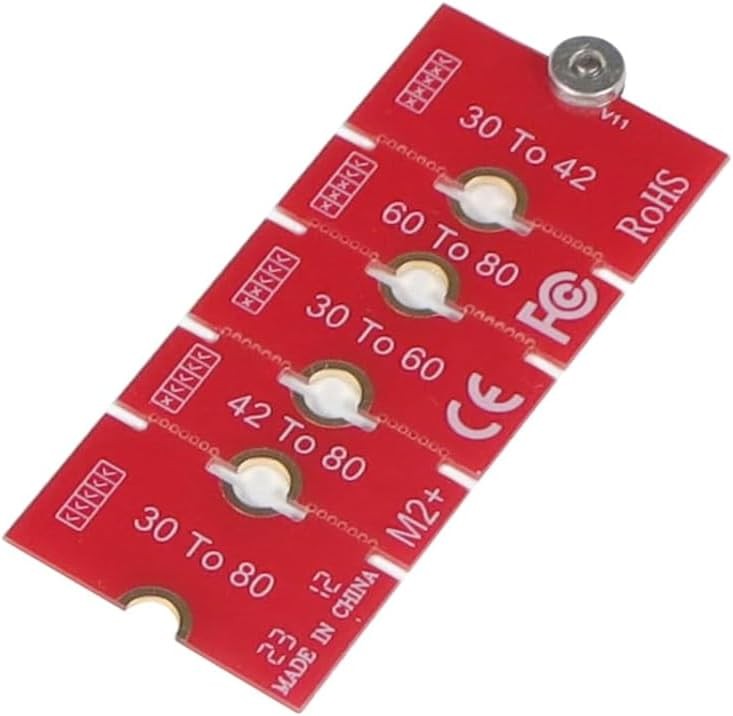 NGFF NVME M2 M2PLUS 2230 to 2280 Adapter Card 2230, 2242, 2260, 2280 Extended...