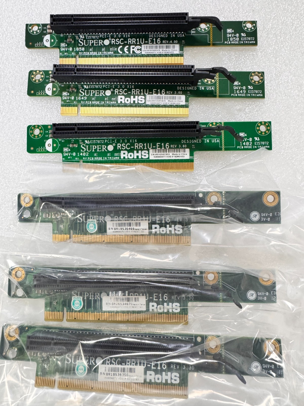 1pcs SUPERMICRO RSC-RR1U-E16 1U PCI-E X 16 RISER CARD